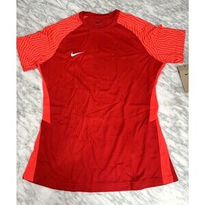 Nike Womens Dri-FIT Strike 2 Soccer Jersey - Size M - CW3555 657 - Red / Crimson